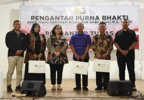 Pj Wali Kota Kediri Beri Ucapan Terima Kasih pada Perwira Polres yang Purna Tugas