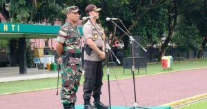 Patroli Gabungan TNI-Polri Jaga Keamanan Pamekasan Jelang Pelantikan Presiden