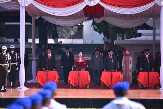 Puan Maharani Bacakan Ikrar Kesaktian Pancasila, Harap Pancasila Tetap di Hati Rakyat!