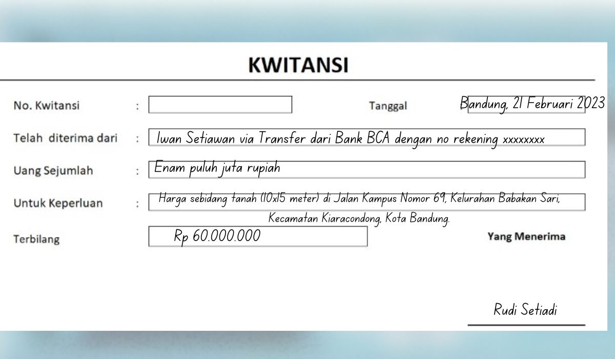 Panduan Lengkap Membuat Kwitansi Pembayaran Jual Beli Mobil