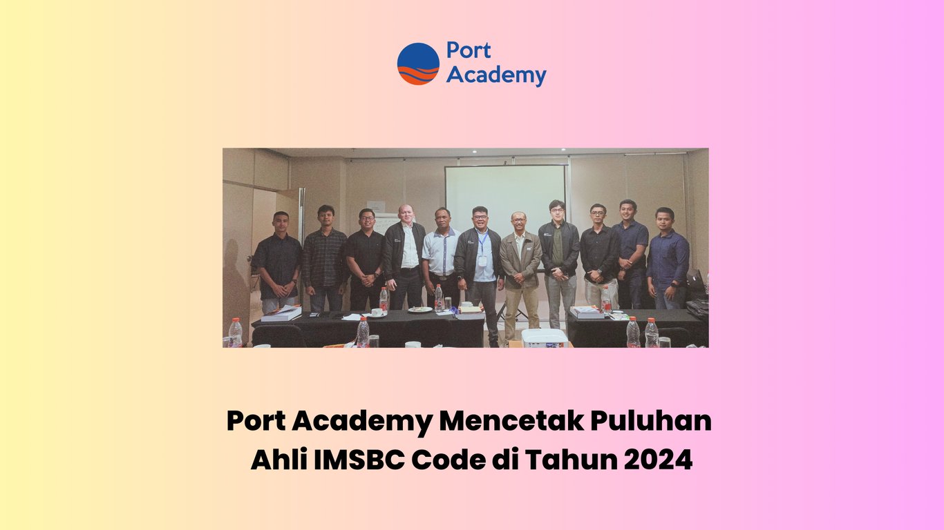 Port Academy, sebagaimana dilaporkan MaduraPost, telah berhasil meluluskan puluhan ahli di bidang IMSBC Code sepanjang tahun 2024.  Pelatihan IMSBC Code & Penanganan & Pengangkutan Barang Curah Padat Di Pelabuhan ini bertujuan meningkatkan kompetensi tenaga kerja dalam menangani barang curah padat sesuai standar International Maritime Solid Bulk Cargoes (IMSBC) Code. Standar internasional ini krusial untuk memastikan keselamatan dalam pengangkutan kargo curah padat di kapal.