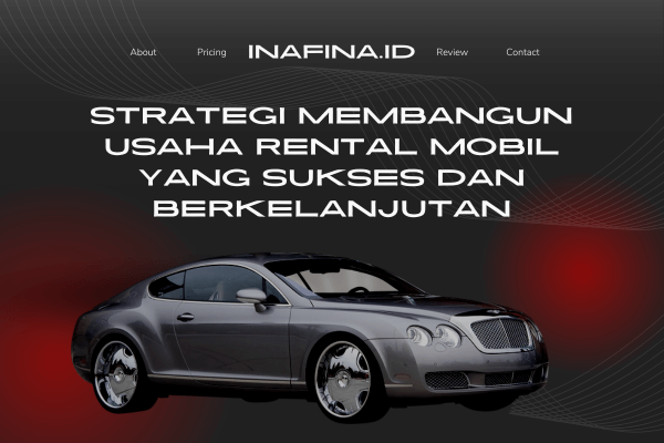 Strategi Sukses Membangun Website Rental Mobil