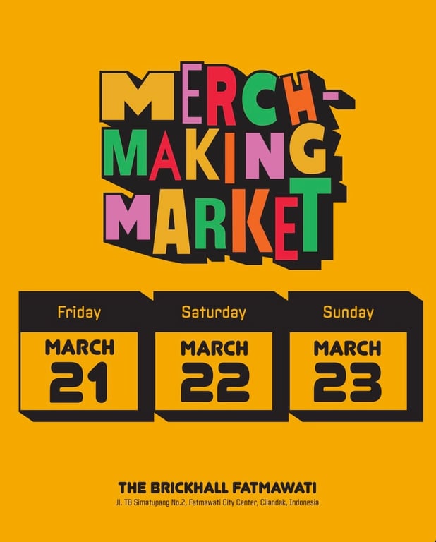 Merchmaking Market 2025: Surga Merchandise Musik di The Brickhall